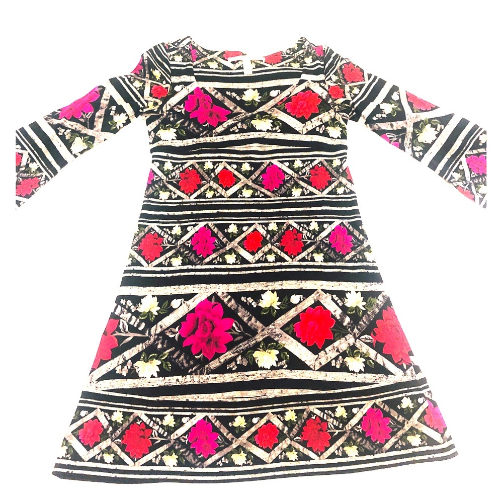 DVF silk floral dress